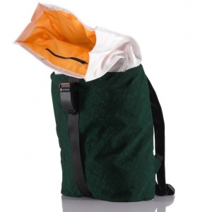 CLASSIQ AIRPAQ 2.0 ROLLTOP/WHITE ΣΑΚΙΔΙΟ ΠΛΑΤΗΣ GREEN