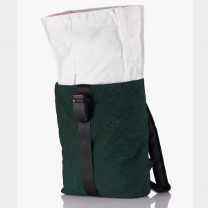 CLASSIQ AIRPAQ 2.0 ROLLTOP/WHITE ΣΑΚΙΔΙΟ ΠΛΑΤΗΣ GREEN