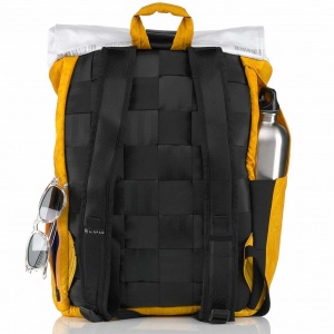 CLASSIQ AIRPAQ 2.0 ROLLTOP/WHITE ΣΑΚΙΔΙΟ ΠΛΑΤΗΣ YELLOW