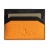 CORONA-90-005 ΘΗΚΗ ΚΑΡΤΩΝ ΔΕΡΜΑ 7.DOTS ORANGE