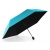 22001340 UMBR.KNIRPS U.200  DUOMATIC MED.,TURQUOISE WITH BLACK COATING, HEATSHIELD