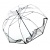 87608697 Umbrella Knirps MANUAL LONG TRANSPARENT LILITH