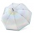 87608811 Umbrella Knirps MANUAL LONG TRANSPARENT, STARDUST AGAVE